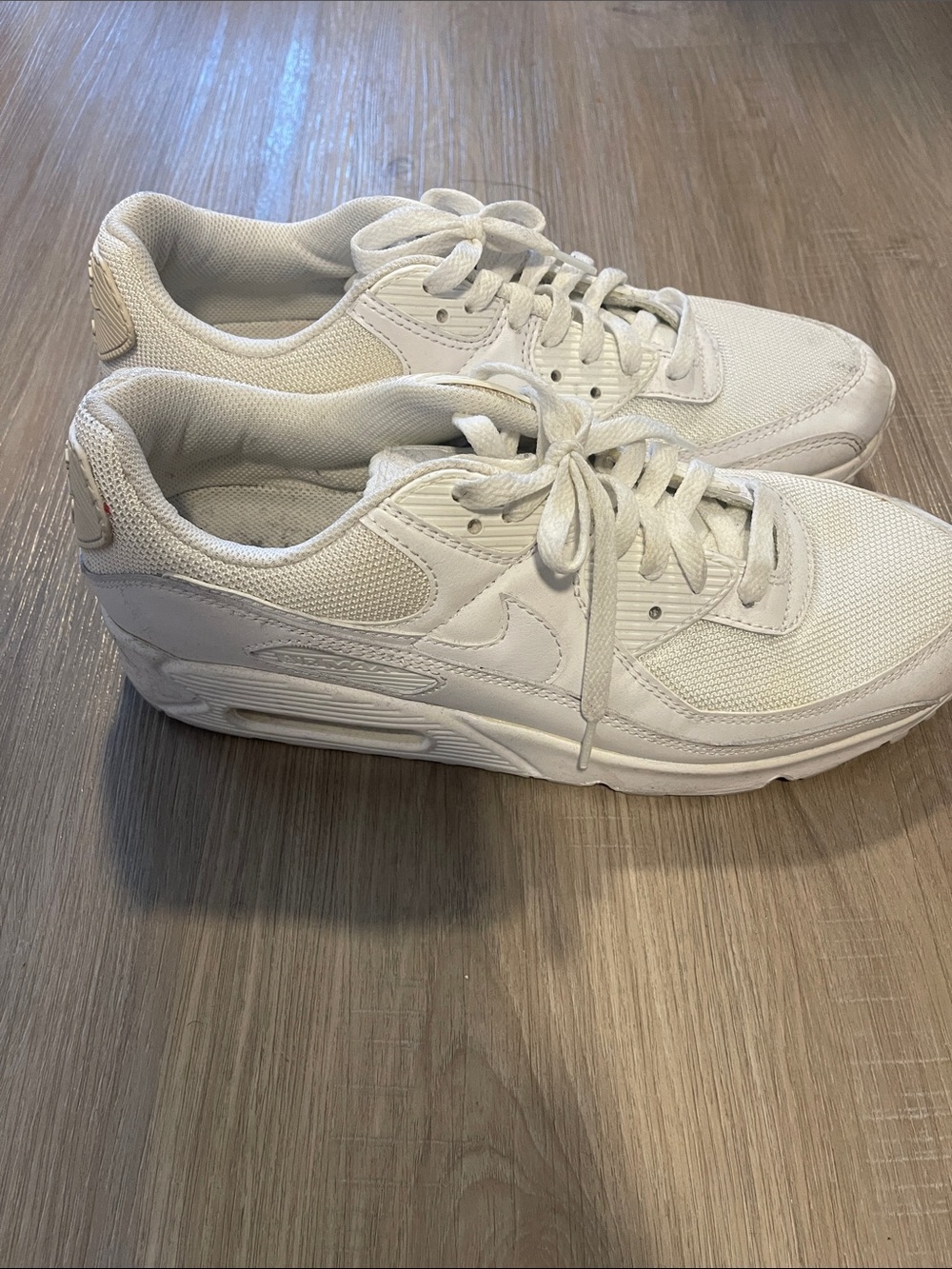 Nike Women’s White Low-Top Mesh & Leather Sneakers